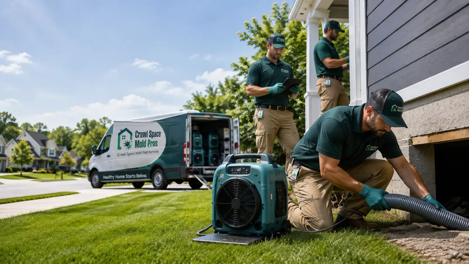 Crawl Space Mold Removal in Luke, MD